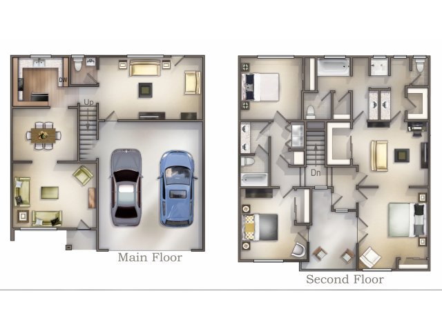 Camelback Floorplan - Monterosa Villas