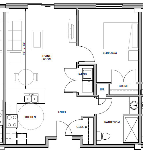 Floorplan - Skyview Park Apartments - A 55+ Community