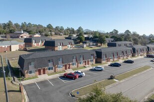 Aerial - Peach Tree Townhomes