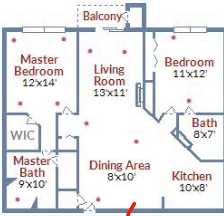 Layout - 1100 Quaker Hill Dr
