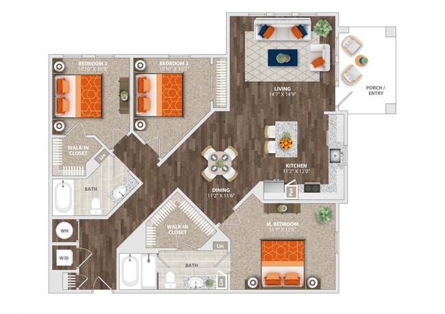 Floorplan - Trelago Apartments