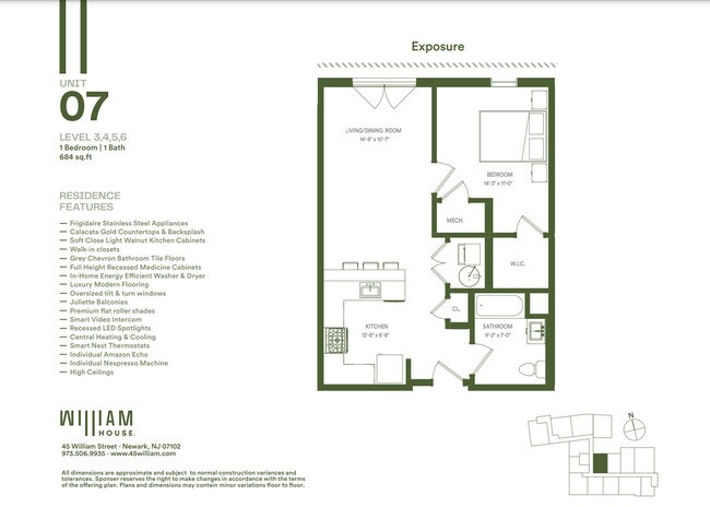 Floorplan - The William House