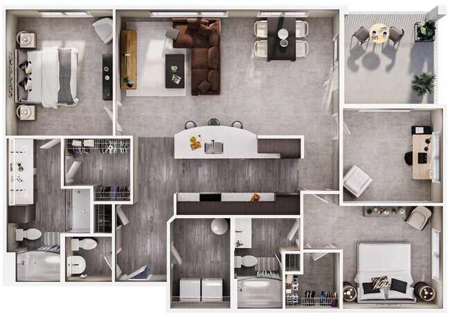 Floorplan - Altair Luxury Apartments