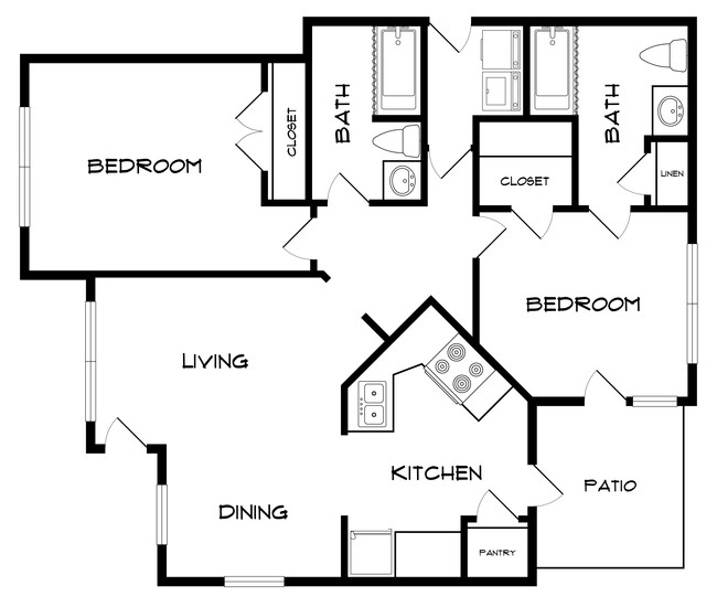 Floorplan - Burkburnett Residences