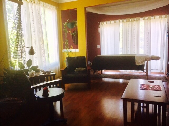 Another version of living room from kitchen - 7146 NE Martin Luther King Jr Blvd