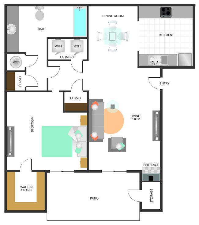 Floorplan - Vista Promenade Apartments