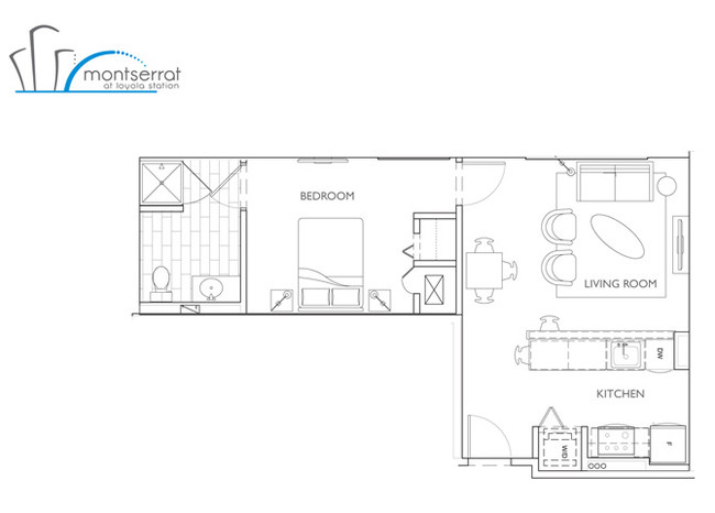 Floorplan - Montserrat at Loyola Station