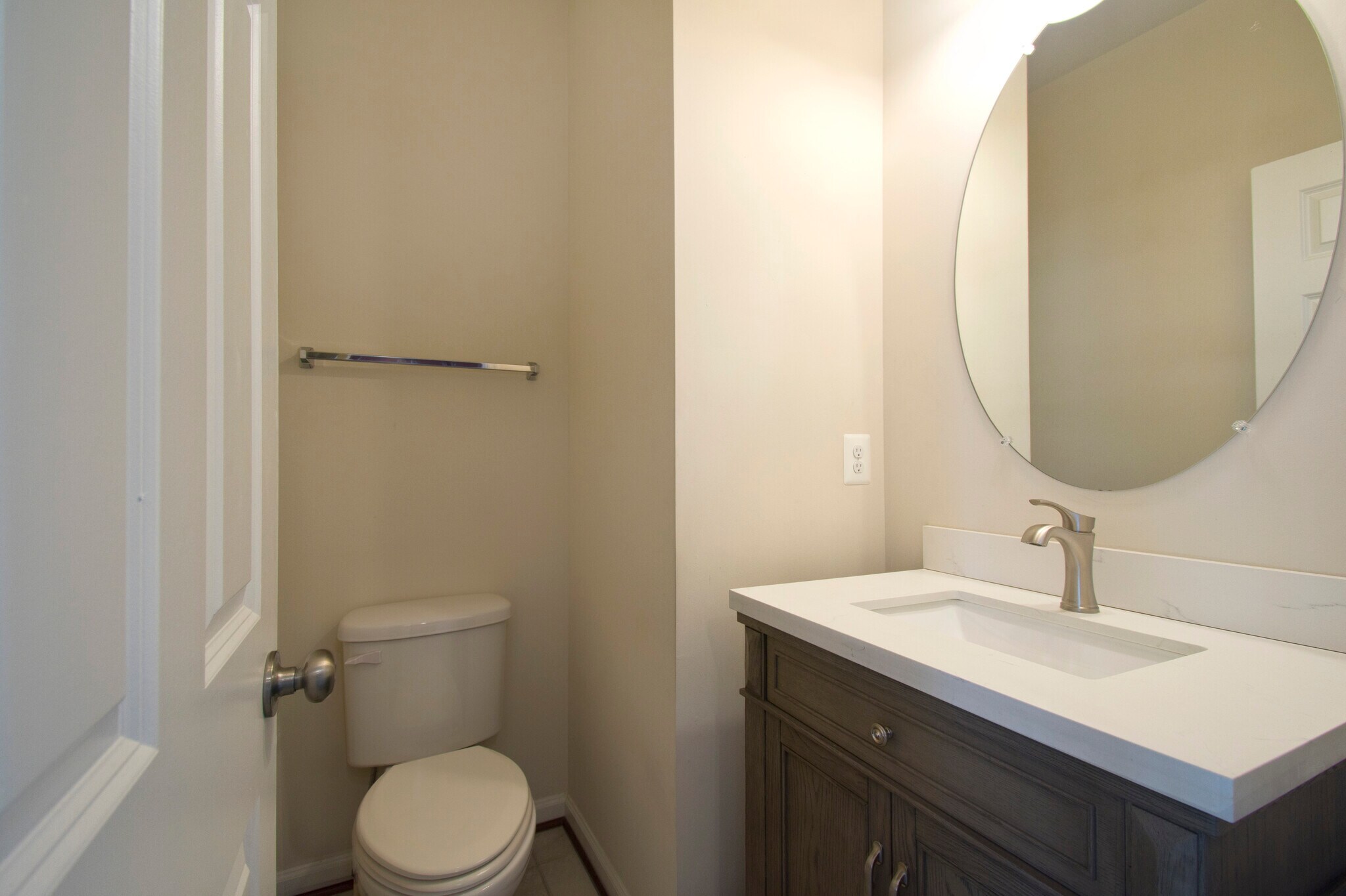 Powder Room off of Living Room - 105 Gristmill Ct