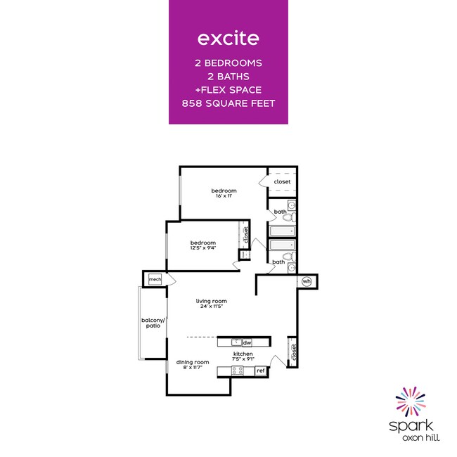 Floorplan - Spark Oxon Hill