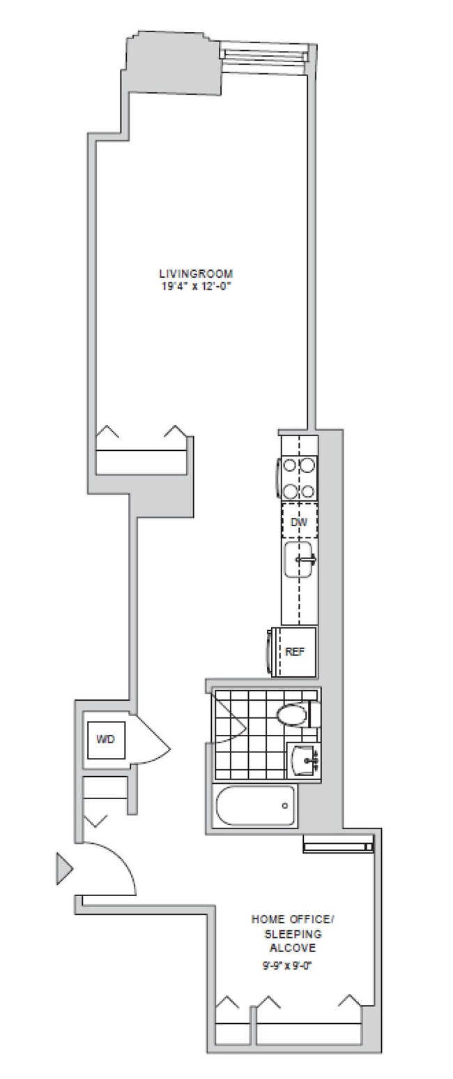 Floorplan - 70 Pine Apartments