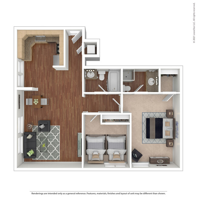 Floorplan - Pleasanton Glen Apartments