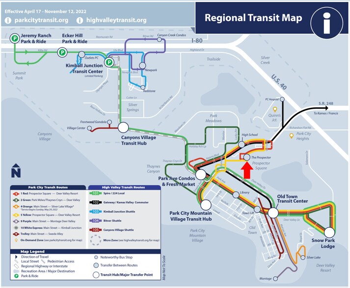 Free shuttle map - 2175 Sidewinder Dr
