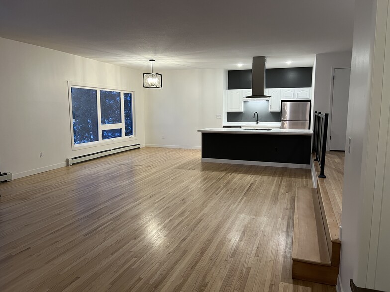 Unit B Living Dining and Kitchen - 207 6th St