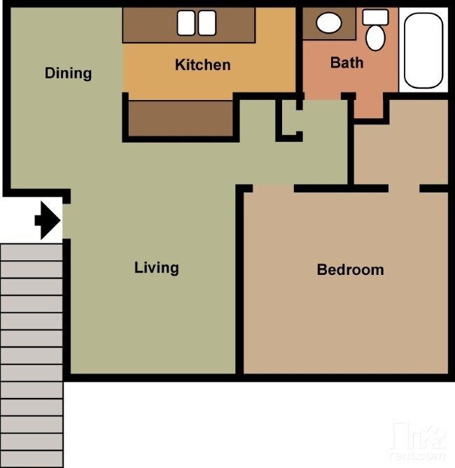 1 Bedroom X 1 Bath - Forest Glen Apartments