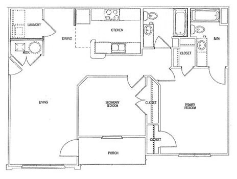 Floorplan - North Grove Apartments