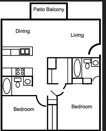 2BR/2BA - Summerhill Apartments