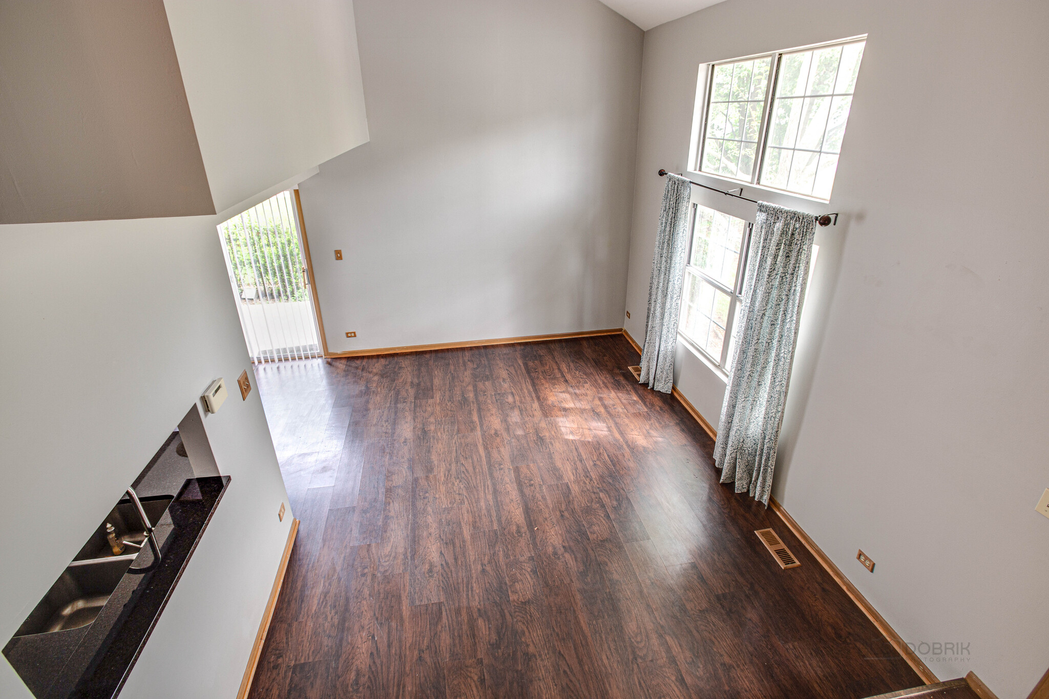 view of living room from 2nd floor - 240 Acorn Dr