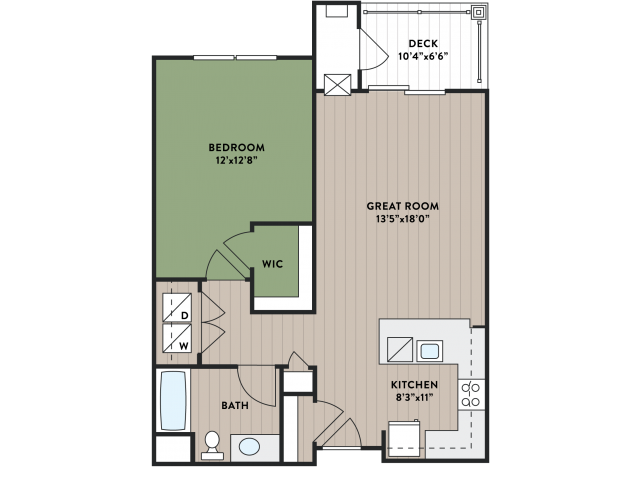 Hemlock - One Bedroom - Balsam Place