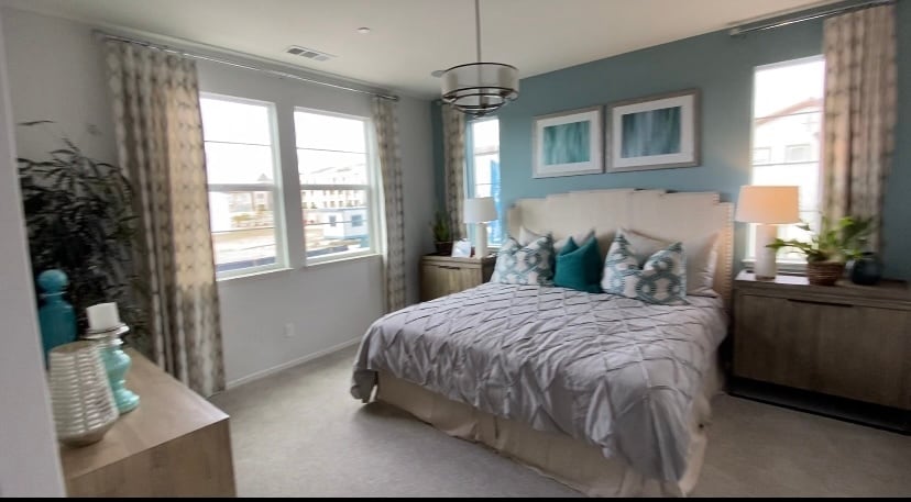 master bedroom when furnished - 1266 Santa Victoria Rd