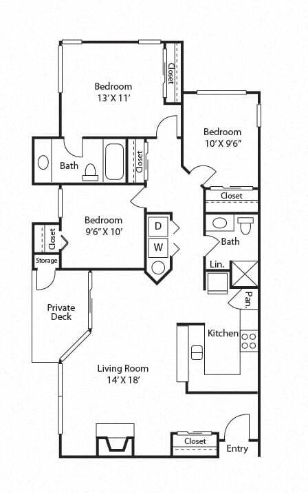 Floorplan - Windsor Juanita Bay