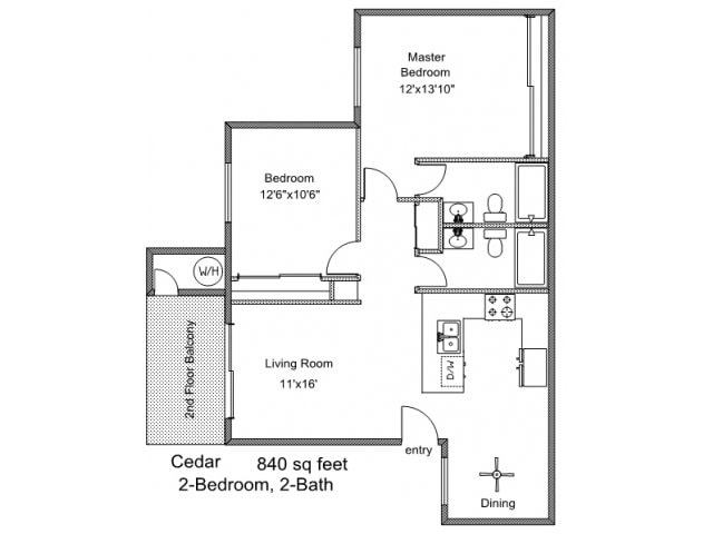 Floorplan - Cypress Terrace