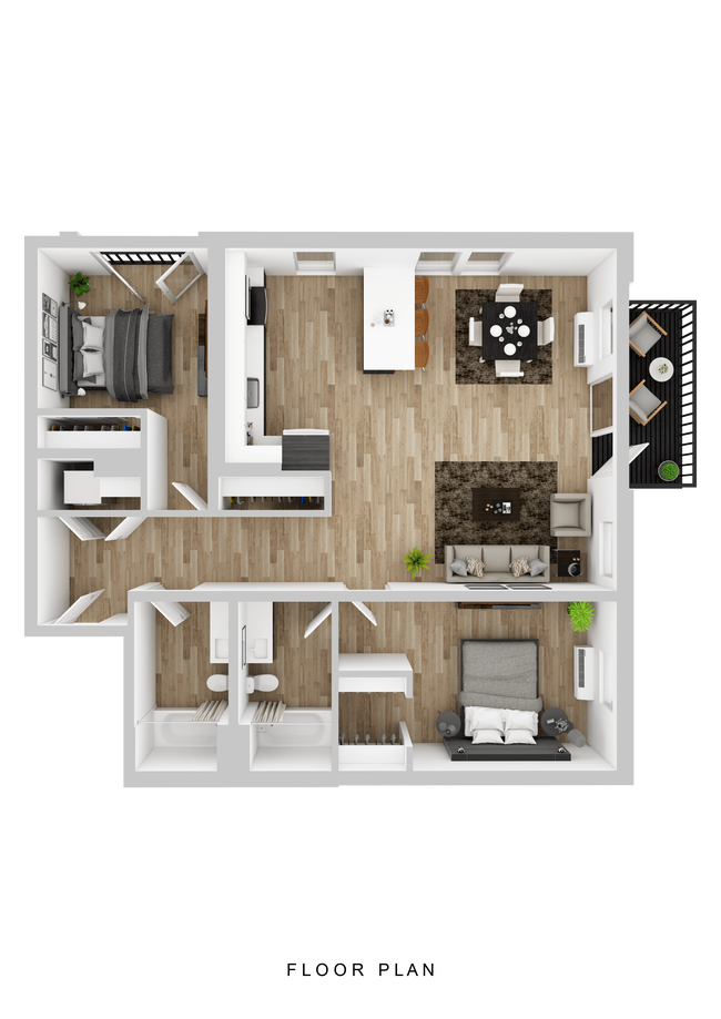 Floorplan - Hyas Point Apartments