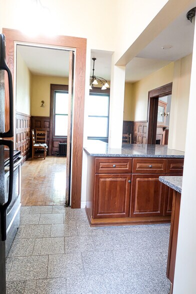 View of kitchen cabinets into Dining room - 2319 1st Ave S