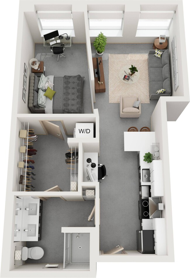 Floor Plan W - Ox-Op Apartments