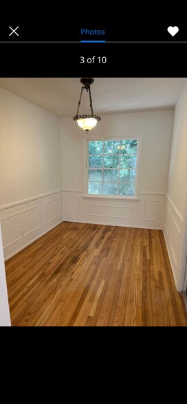 Office/formal dining/ flex space features Hardwood floors - 4411 Ensign Ave