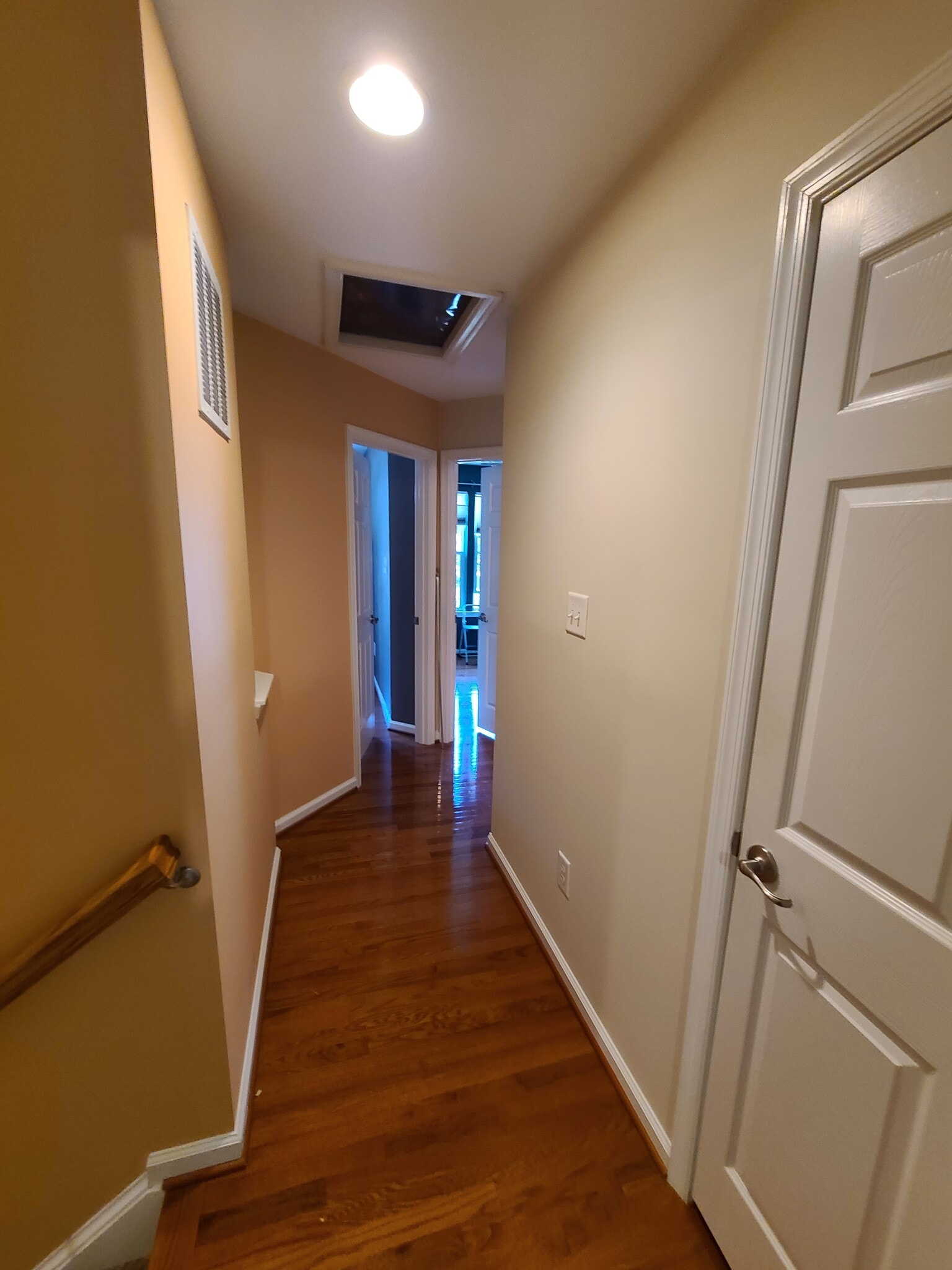 upstairs hallway and linen closet - 832 Rock Creek Rd