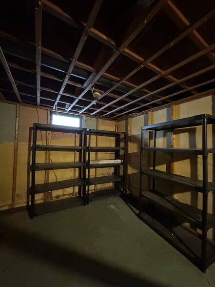 Storage in basement - 206 Longmeadow Dr