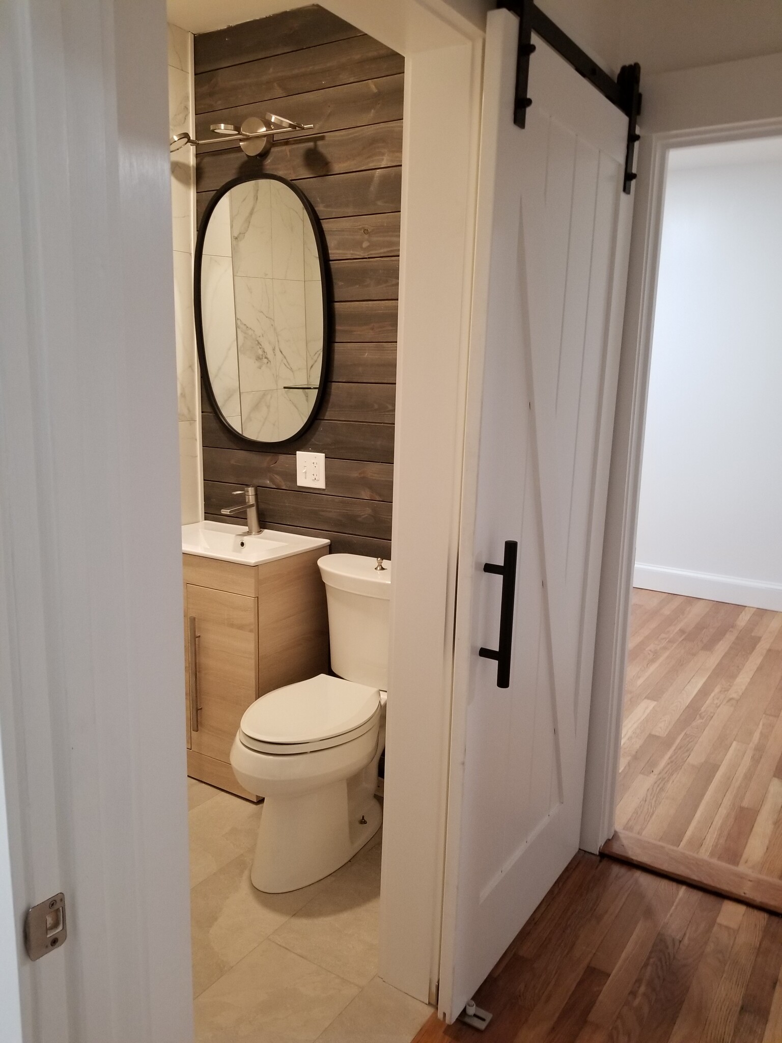 Bathroom from hallway - 111 Lake St