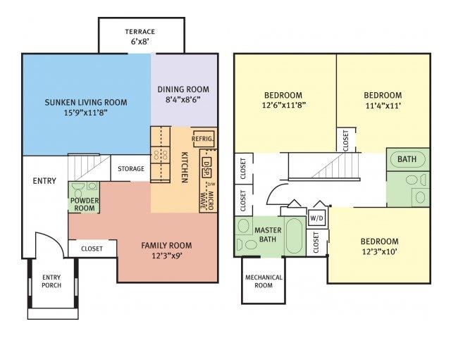 Townhouse - Meetinghouse Apartments & Townhouses