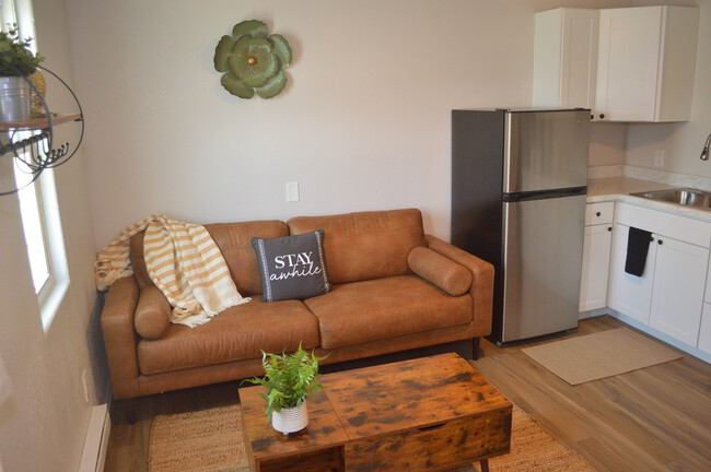 Living room/kitchenette - 618 Hudson Bay Dr