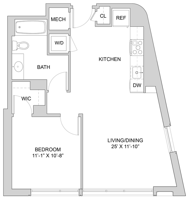 Floorplan - The Modern at Art Place