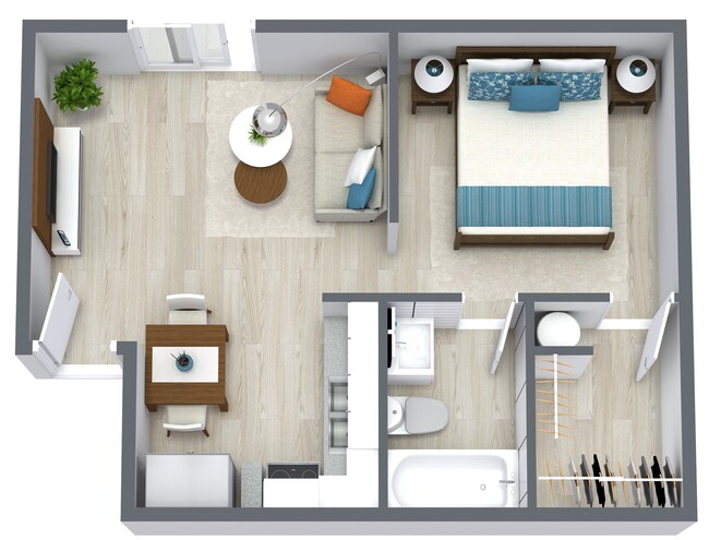 Floorplan - Greenway Flats Apartments