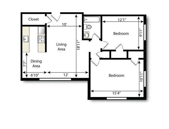 Floorplan - The Glenwood