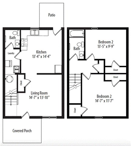 Floorplan - Towns on Evelyn