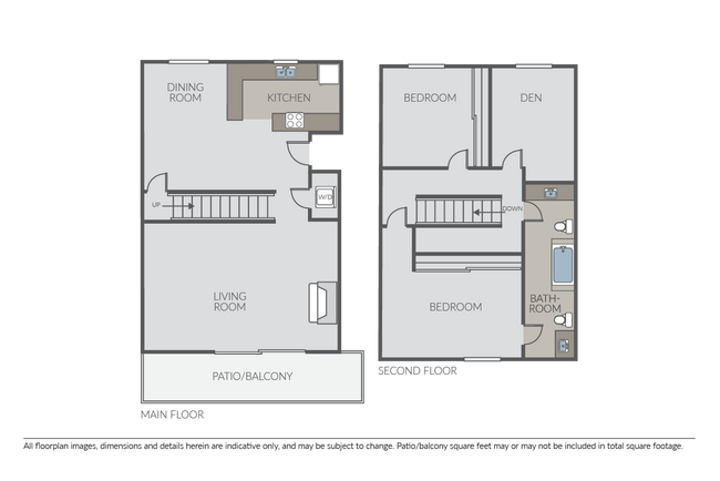 Plan 2B + Den Townhome - Vista Belvedere