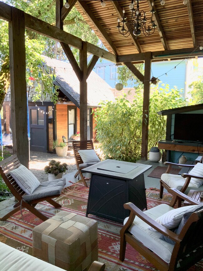 back covered porch - 4214 N Albina Ave