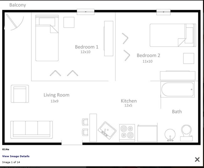 2BR/1BA - 614 Langdon St