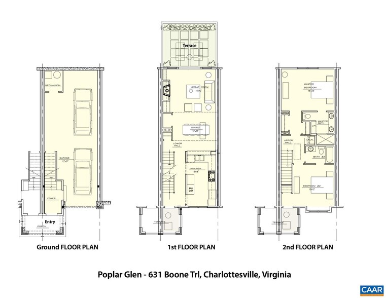 Floor plans - 631 Boone Trl