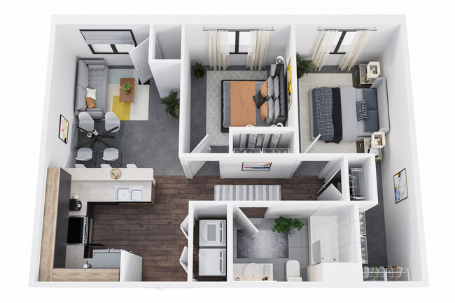 Floorplan - Forty One Flats