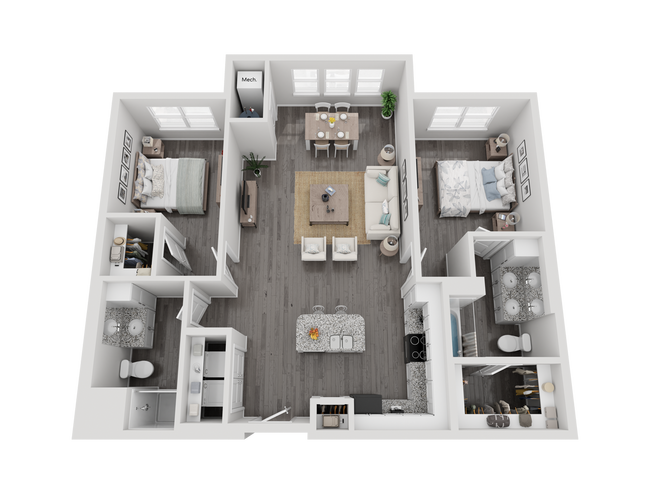 Floorplan - Attain at Chic's Beach (Haven Residences)