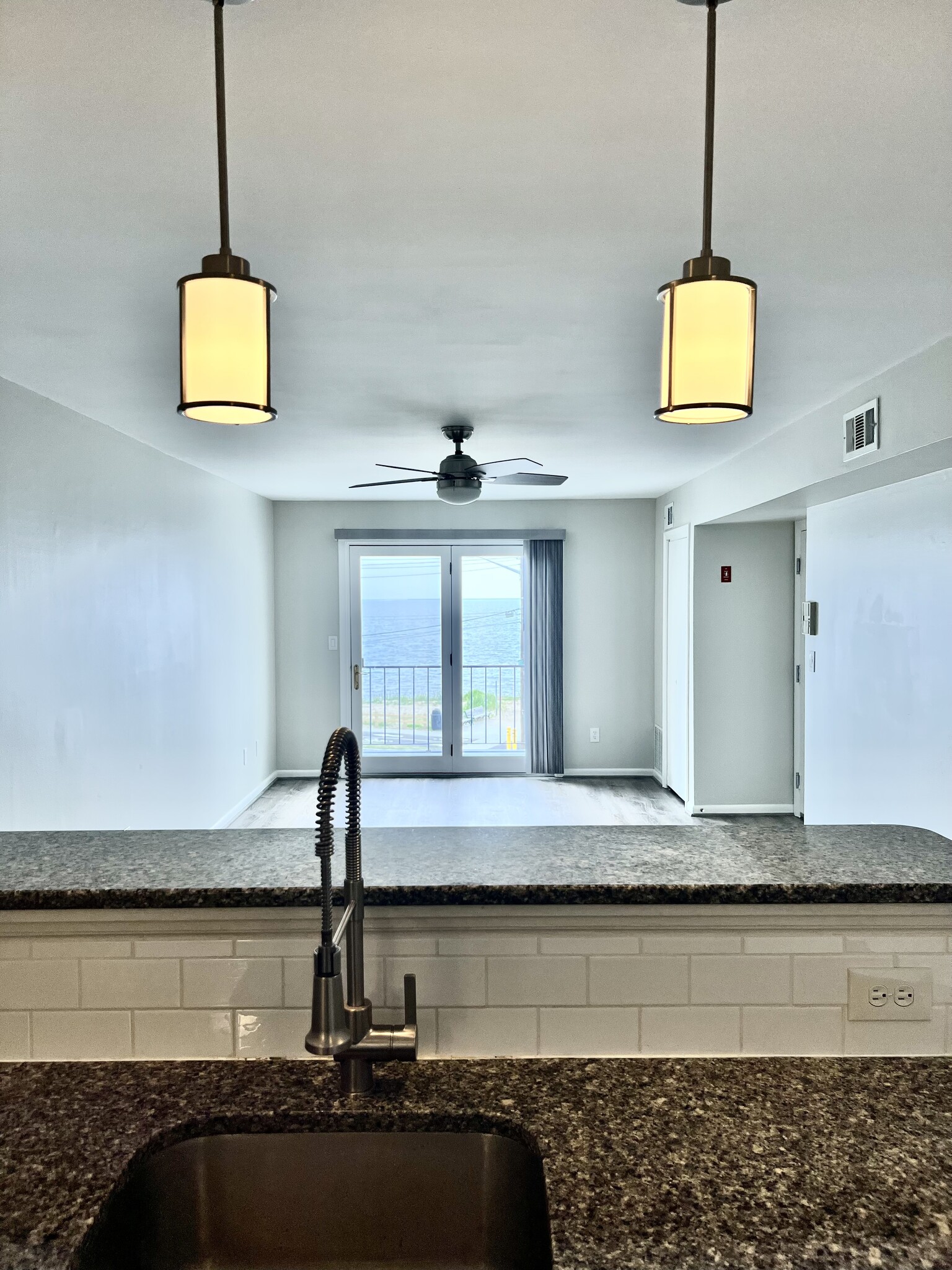 View from the kitchen - 215 Beach St