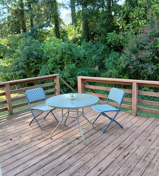 private back deck 13'X17' - 703 Monroe St