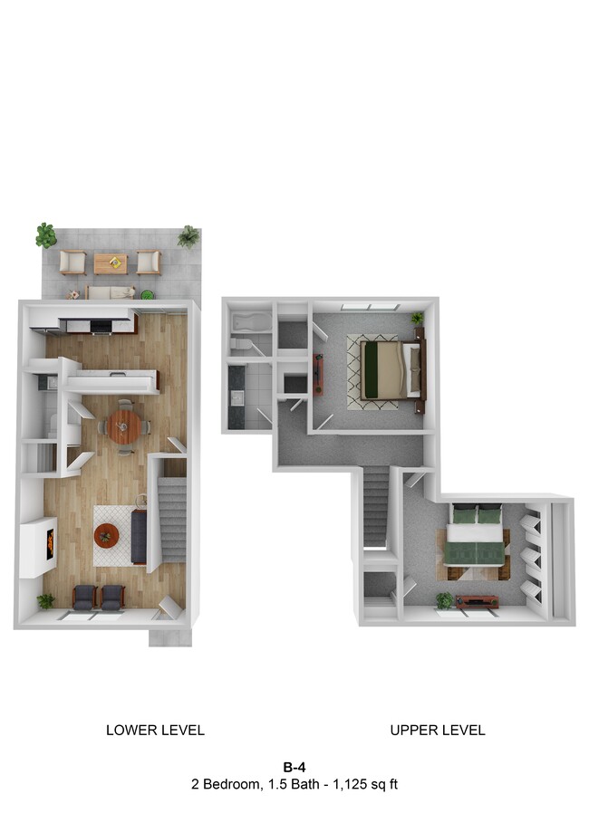 Floorplan - Lakefront Villas Apartments