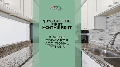 Building Photo - $1,340.95 with $300 Off the first month's rent,  2 Beds - 1 Bath, Condo in Denver with Granite Co...