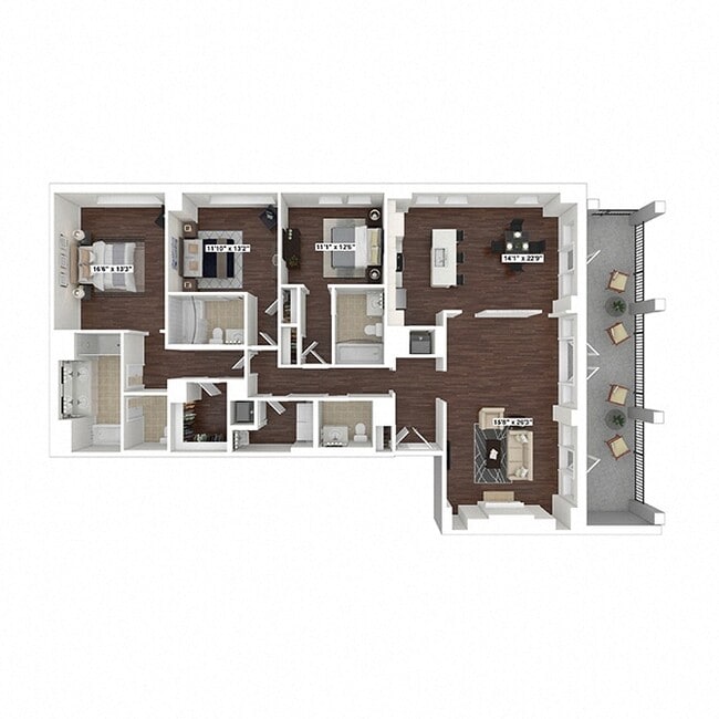 Floorplan - The Woodley