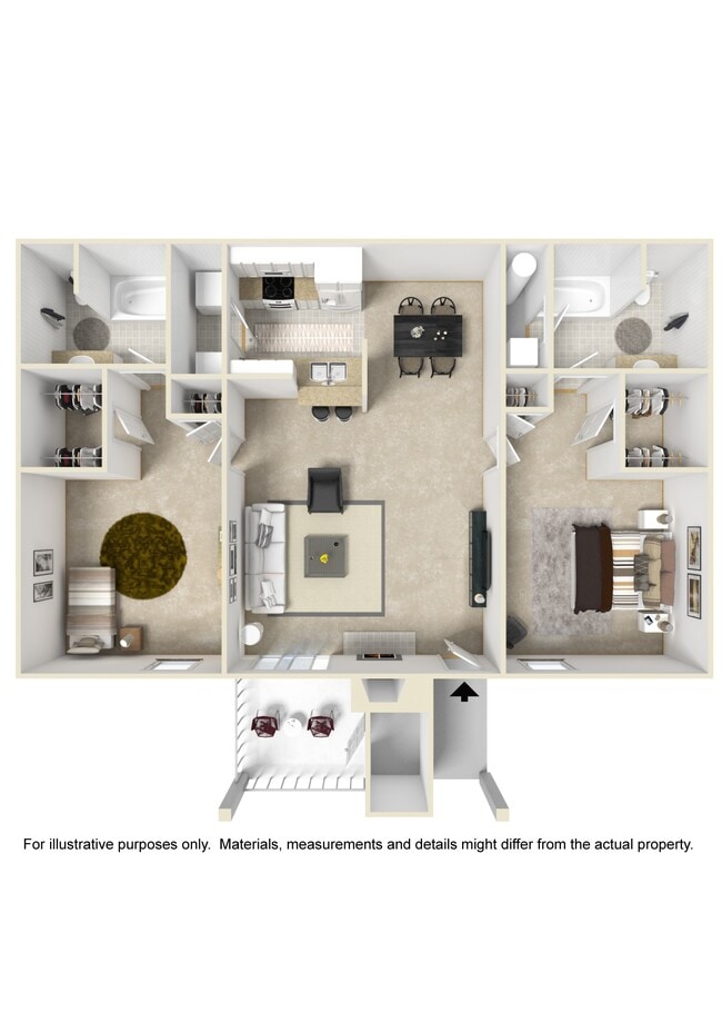 Floorplan - The Woodlands Apartment Homes